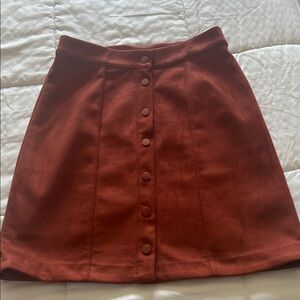 Tahari Terracotta A-Line Skirt